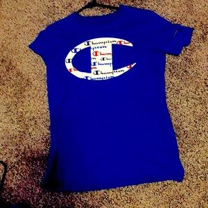 Blue champion boys XL shirt. It’s in good condition.